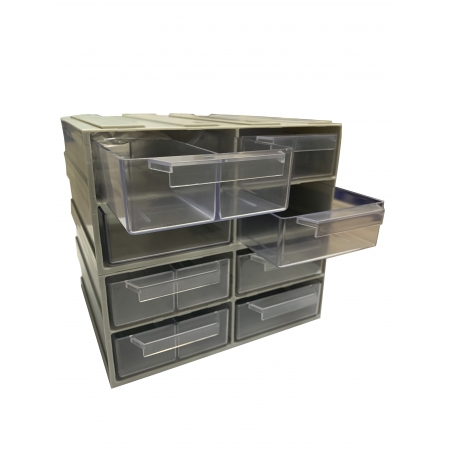 Plastic injection mold for plastic cell block shell