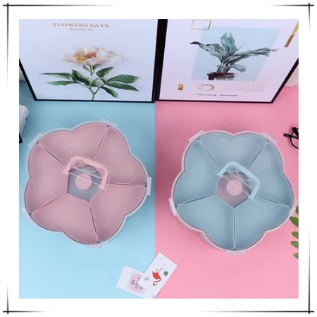 Plastic Injection Mould For Household Lattice Rotatable Candy Box