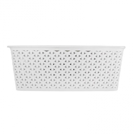 Plastic injection mold for weave basket