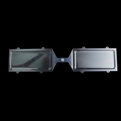 Injection molding for thin-walled transparent sheets