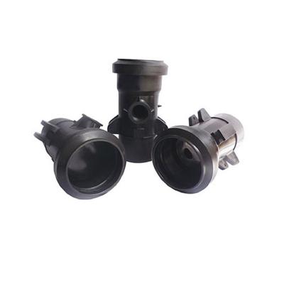 Hot runner injection mold for PVC pipe fitting