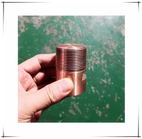Thread Part of a Blowing Mold is EDM Machining.